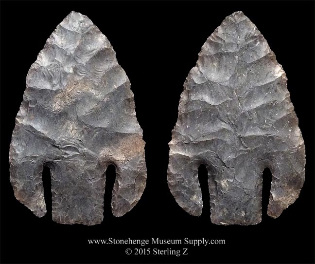 Lithic Cast of a Texas Andice Point - Andice Arrowhead - Andice Replica - Andice Cast - Lithic Casts for sale