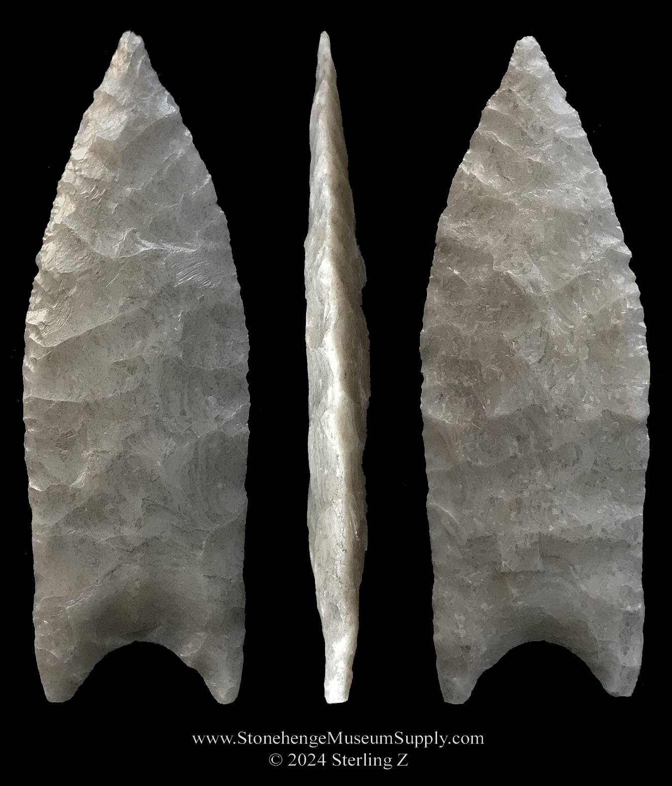 Texas Barber Lithic Cast - Wilson County TX Rusty Lilljedahl Paleo Indian Knife