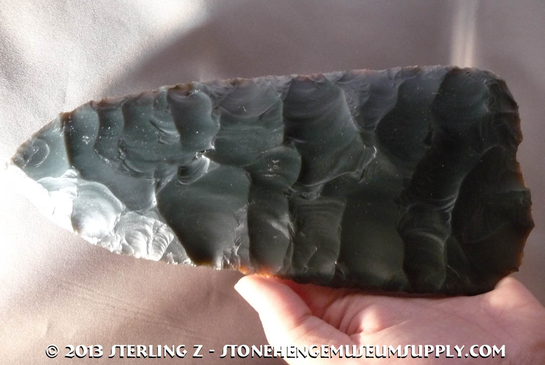 Huge Texas Indian Artifact - Preform  Biface - Cast for sale - Texas arrowheads.