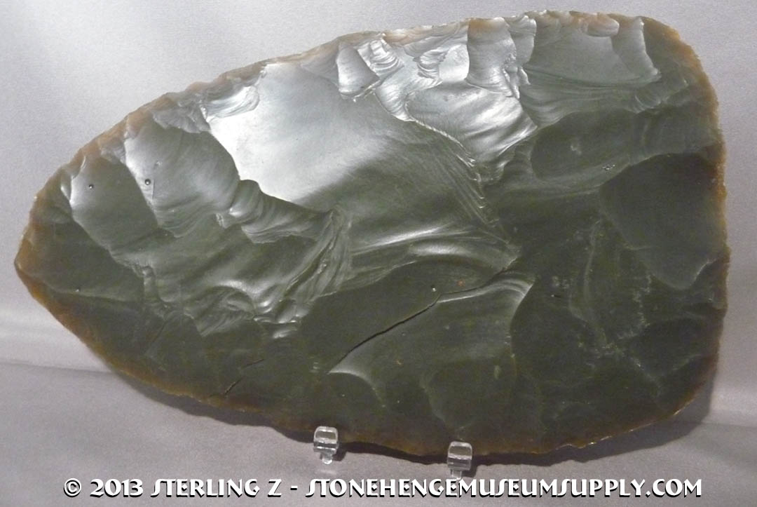 Texas Arrowhead for sale - Large Biface  - Cast for sale - Texas arrowheads.