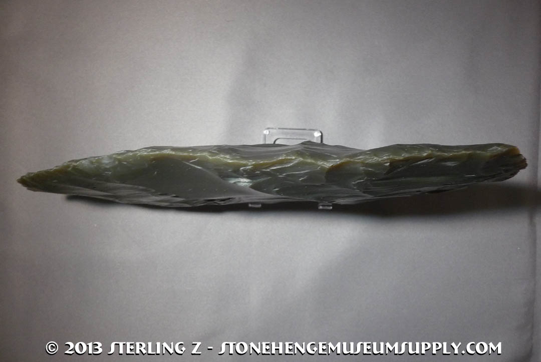 Texas Arrowhead for sale - Large Biface  - Cast for sale - Texas arrowheads.The Walnut Creek Biface - Cast for sale - Texas arrowheads.