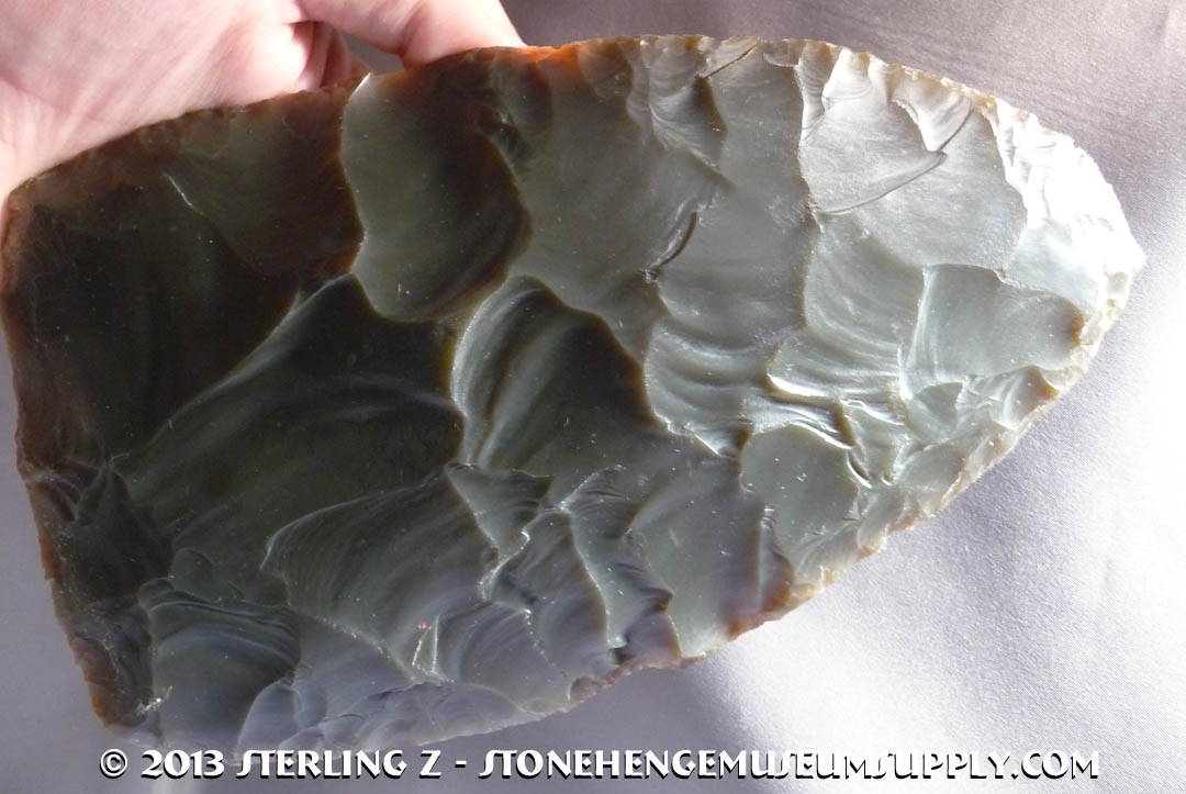 Texas Arrowhead for sale - Large Biface  - Cast for sale - Texas arrowheads.