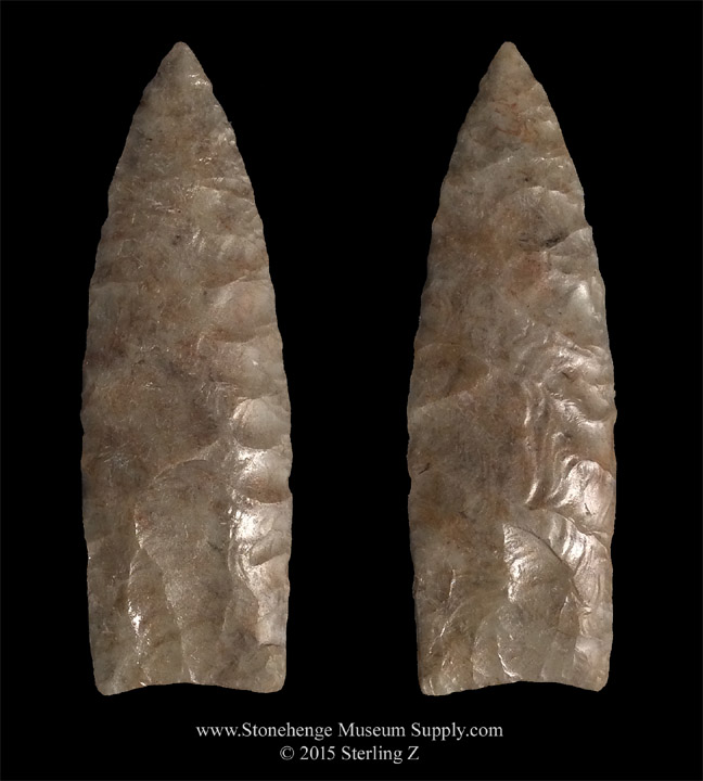 Clovis Point Blackwater Draw New Mexico - Clovis Point Lithic Casting - Blackwater Draw Clovis NM