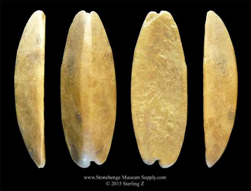 Texas Boatstone Cast - Arrowhead Cast - Lithic Cast - Boat Stone Atlatl Weight