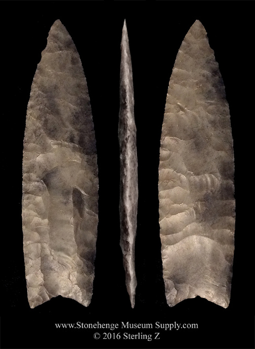 The Kiker Clovis - Harris County Texas Clovis Point found by Nick and Jerry Kiker Clovis Point Cast