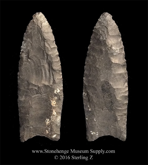 Clovis Point out of Mississippi found by Rob O'Dell - Clovis Point - Paleo Clovis Fluted Spear Point Sterling Z