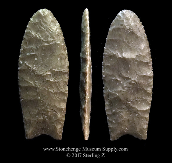 Clovis Point - Paleo Clovis out of Texas - Rusty Lilljedahl Todd Chism Lake Buchannan Clovis lithic casting for sale Sterling Z