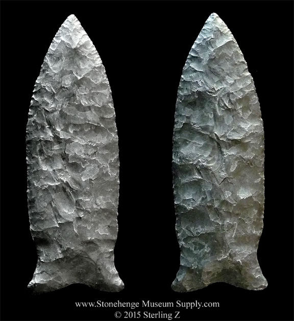 Dalton Greenbrier Lithic Casting - Dalton Lithic Cast for sale - Sterling Z Stonehenge Museum Supply