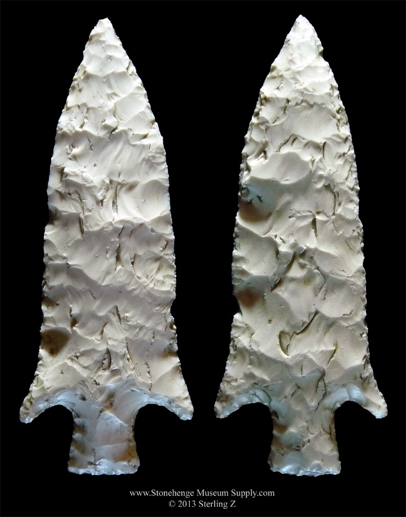 Etley Point Lithic Cast For Sale Arrowhead Illinois Missouri Etley Point Cast