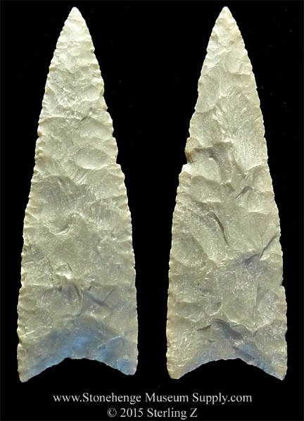 Texas Kinney blade - A G Schultze collection - Colorado County Texas lithic cast - lithic casting