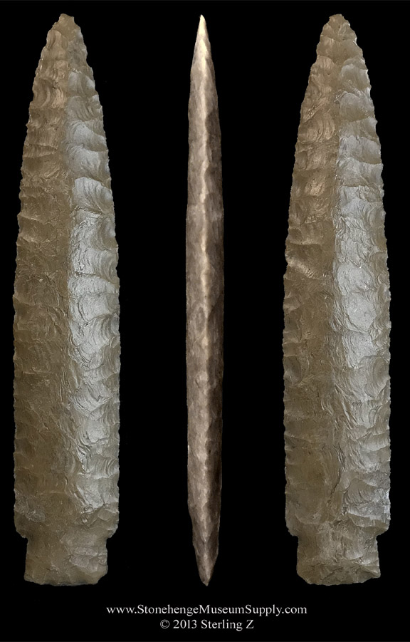 Lithic Cast Scottsbluff arrowhead cast for sale scottsbluff cody complex eden firstview