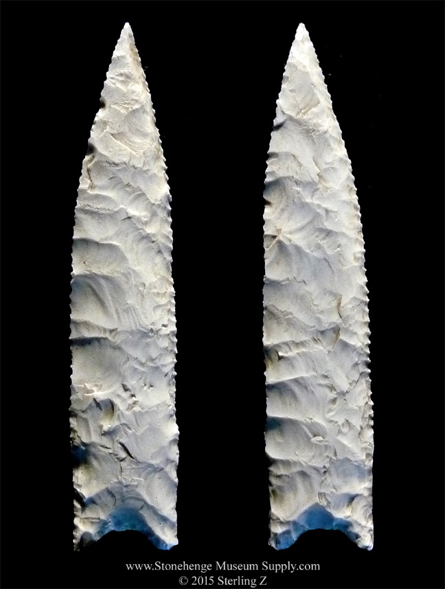 Meserve Blade Lithic Casting - Rusty Lilljedahl Collection - Meserve Point Mills County Texas