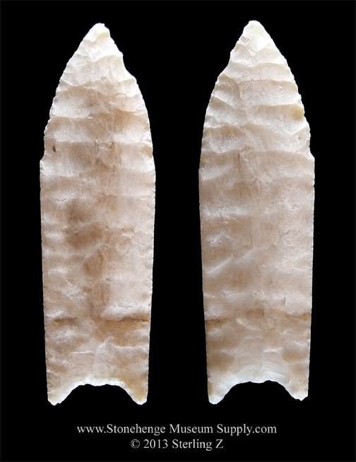 Midland arrowhead for sale - Paleo lithic cast of a Midland Point West Texas TX Bill Yoder