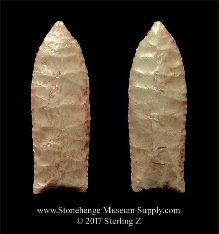 Midland arrowhead for sale - Paleo lithic cast of a Midland Point Sulphur river Hunt Fannin County Texas