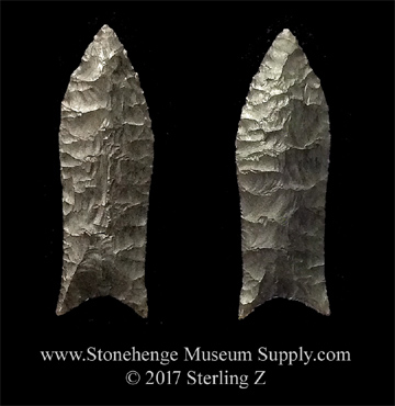 Midland arrowhead for sale - Paleo lithic cast of a Midland Point Houston Texas paleo midland dart point
