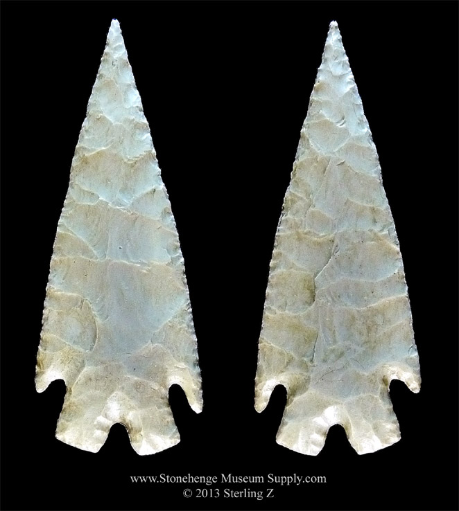 Texas Montell Arrowhead - Gillespie County - Texas Lithic Cast - Arrowheads for sale - Montell Arrowhead