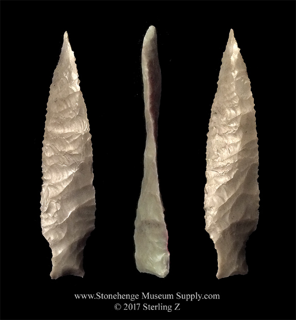 Pandale arrowhead pandale point lithic casting Stonehenge Museum Supply TX Texas pandale point