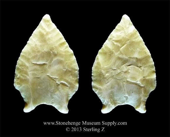 Texas San Patrice Lithic Cast for sale - Cast of a Texas Paleo San Patrice Point found by Jason Neuman