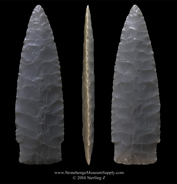 Lithic Cast Scottsbluff point Cody paleo arrowhead cast Scottsbluff lithic casting