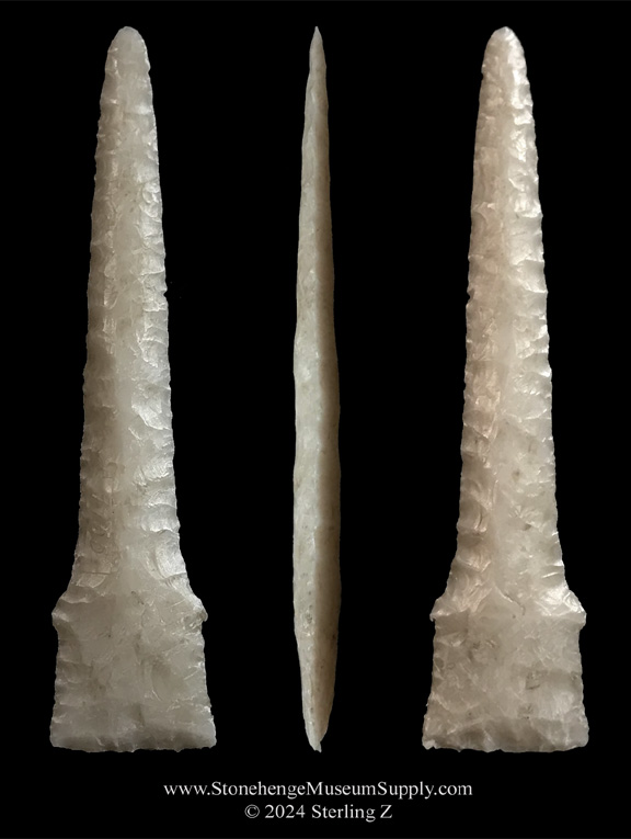 Indian artifact scottsbluff point drill arrowhead scottsbluff point lithic cast