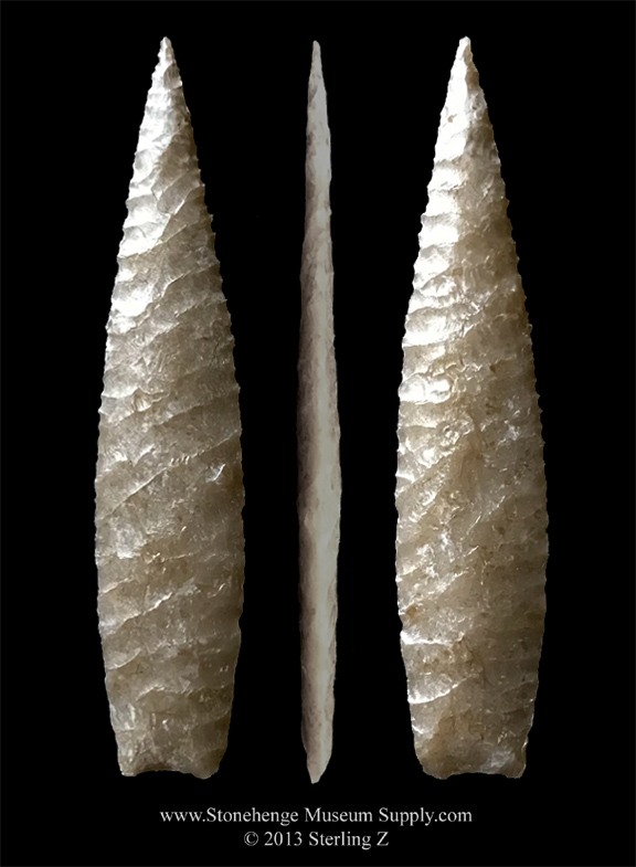 St. Marys Hall Point - Wilson Co. TX - Dana Harper Collection - Lithic Cast