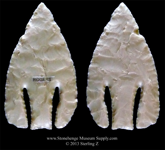 Lithic Cast of a Texas Andice Point - Andice Arrowhead - Andice Replica - Andice Cast - Lithic Casts for sale