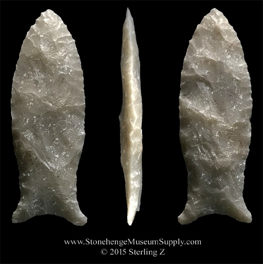 Lithic Casting of a Clovis Point Texas Clovis Point Dana Harper - Hazel Clovis Point South Texas Sterling and Lana Z