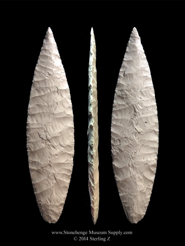 Lithic casting arrowhead cast Texas Zella point Dana Harper collection cast by Sterling Z